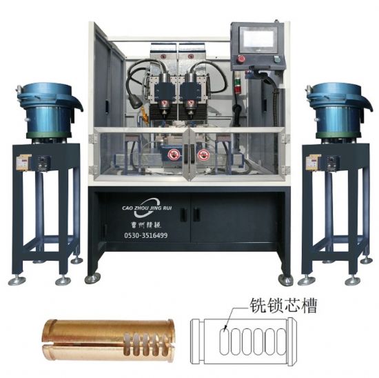 点击查看详细信息<br>标题：JZ-14.1自动双头锁芯铣槽机 阅读次数：3309