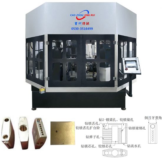 点击查看详细信息<br>标题：JZ-2.3A自动弹子挂锁组合钻孔机 阅读次数：3584