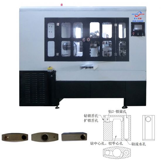 点击查看详细信息<br>标题：JZ-2.6自动挂锁组合钻孔机-6工位 阅读次数：2644