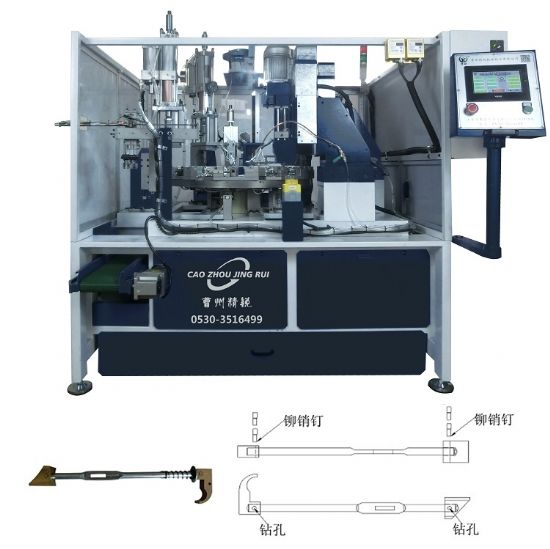 点击查看详细信息<br>标题：JRZ-35-1自动锁舌拉手钻孔铆肖钉机 阅读次数：807